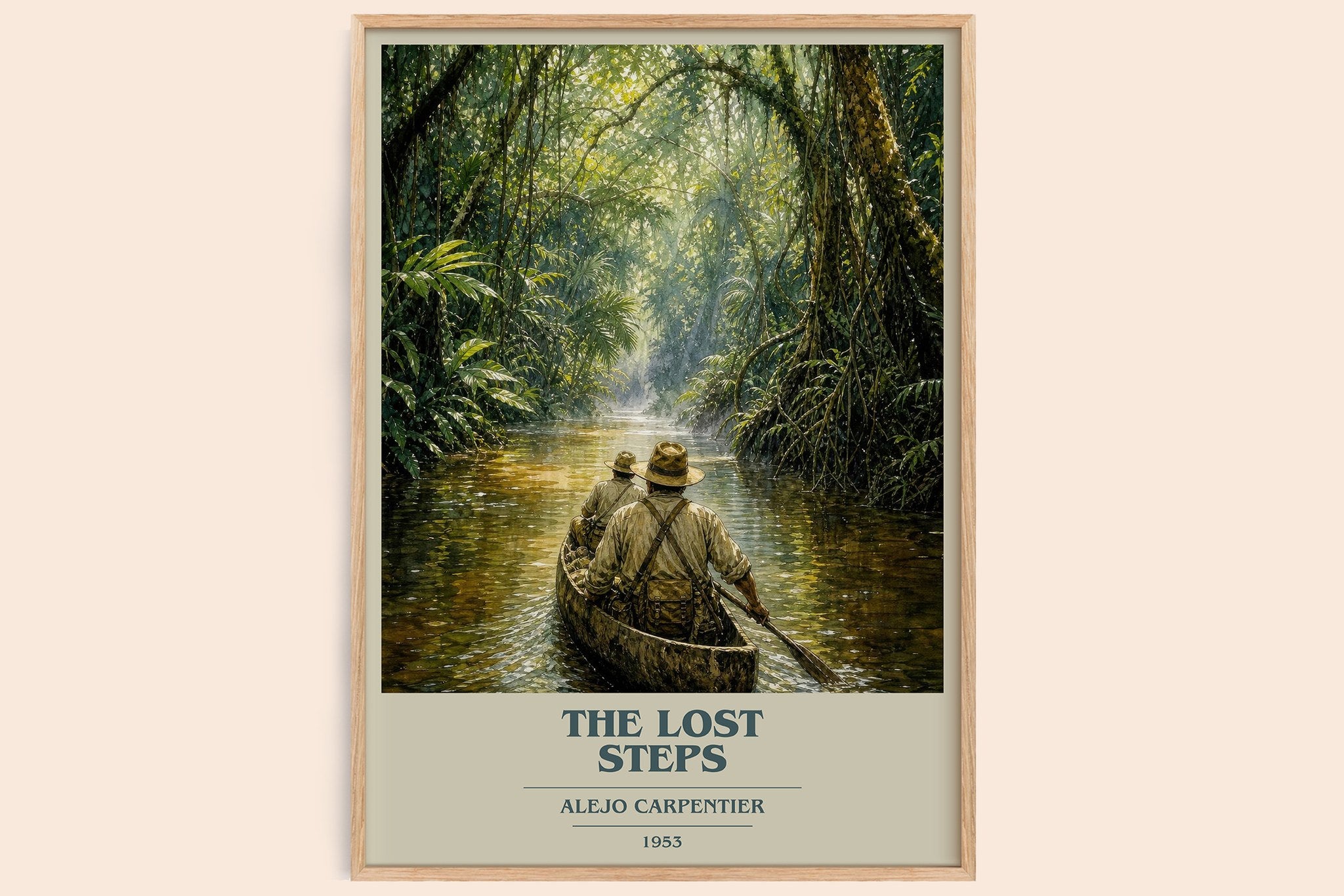 The Lost Steps Book Cover Poster by Alejo Carpentier