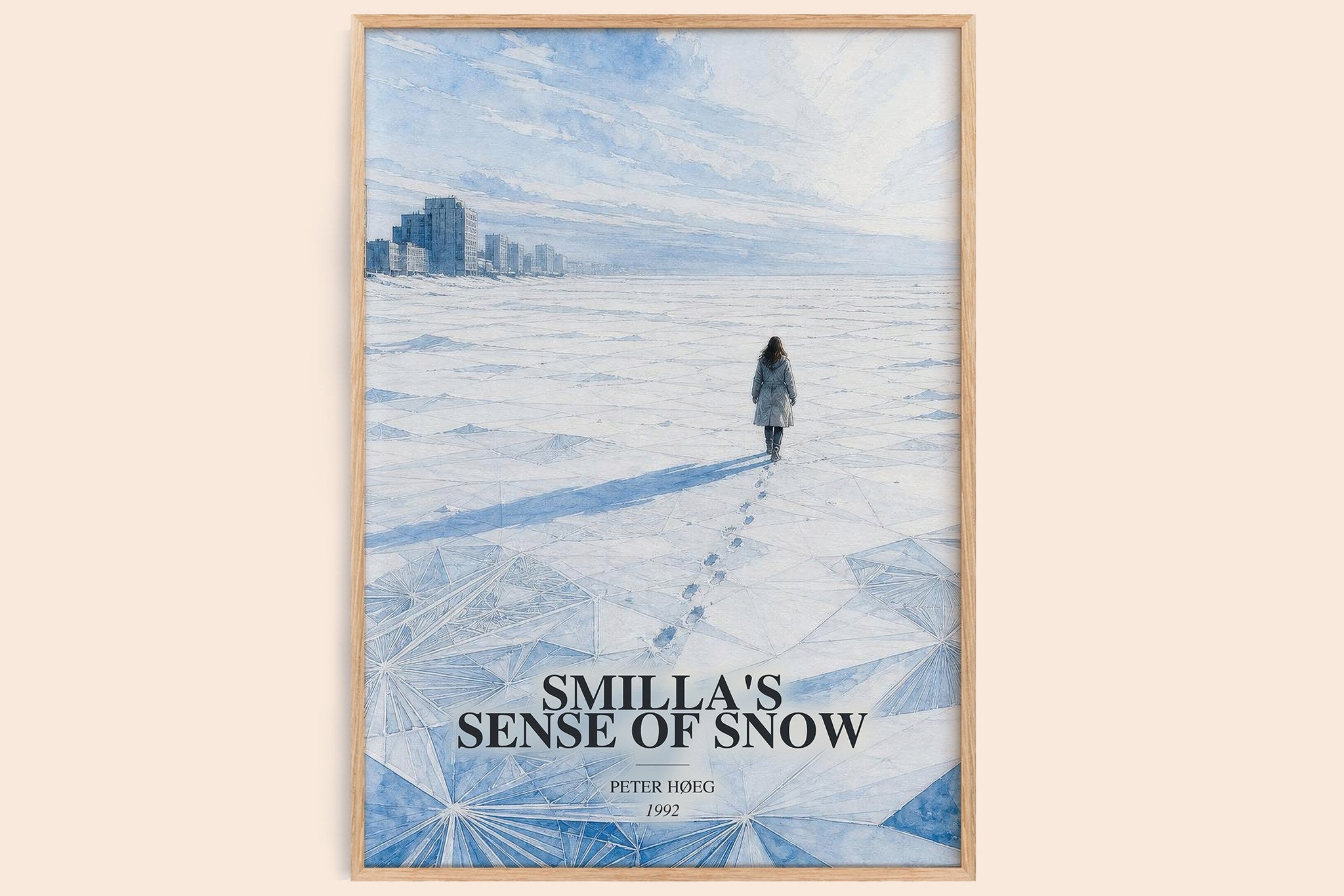 Smilla's Sense of Snow Book Watercolour Illustration by Peter Høeg