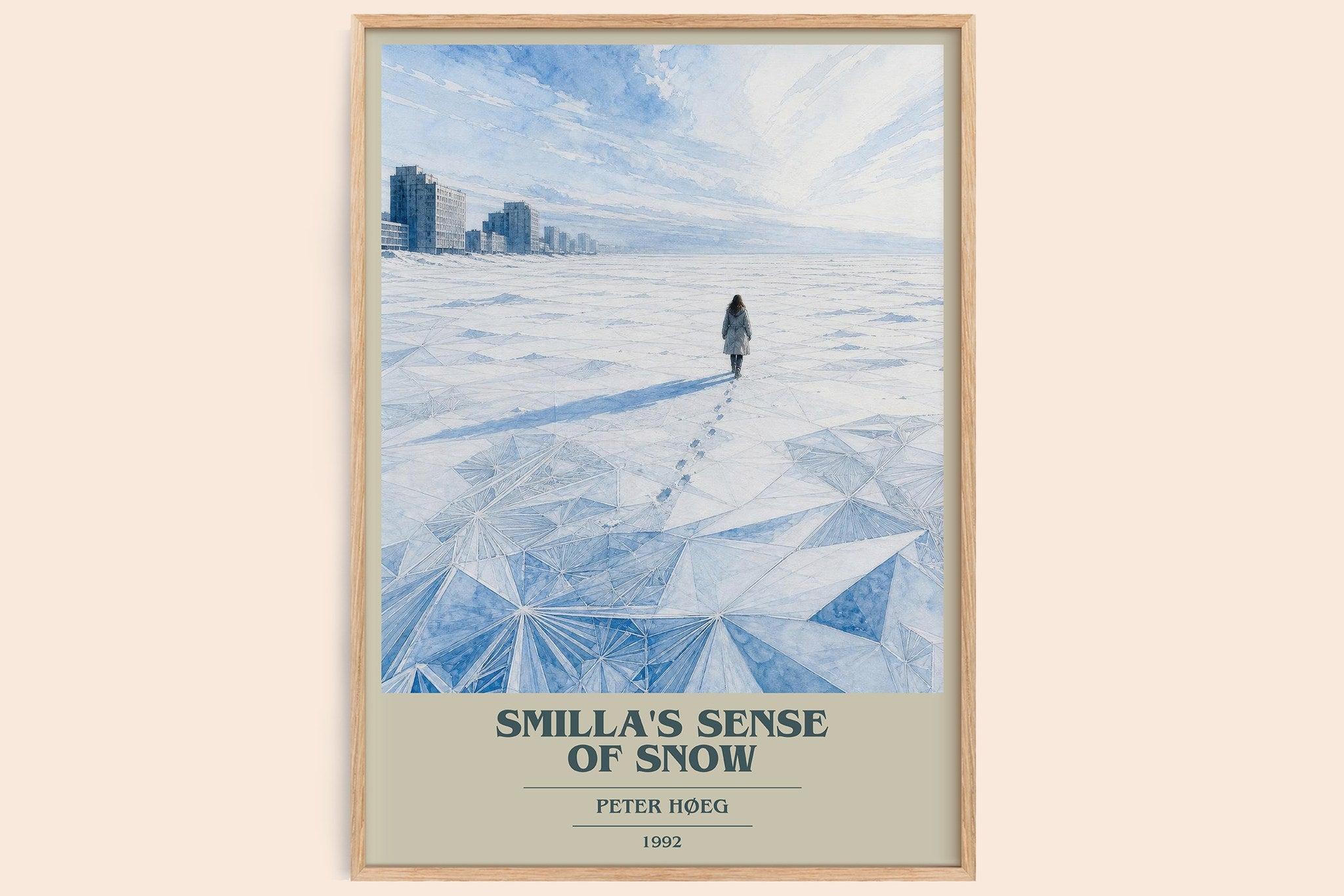 Smilla's Sense of Snow Book Cover Poster by Peter Høeg