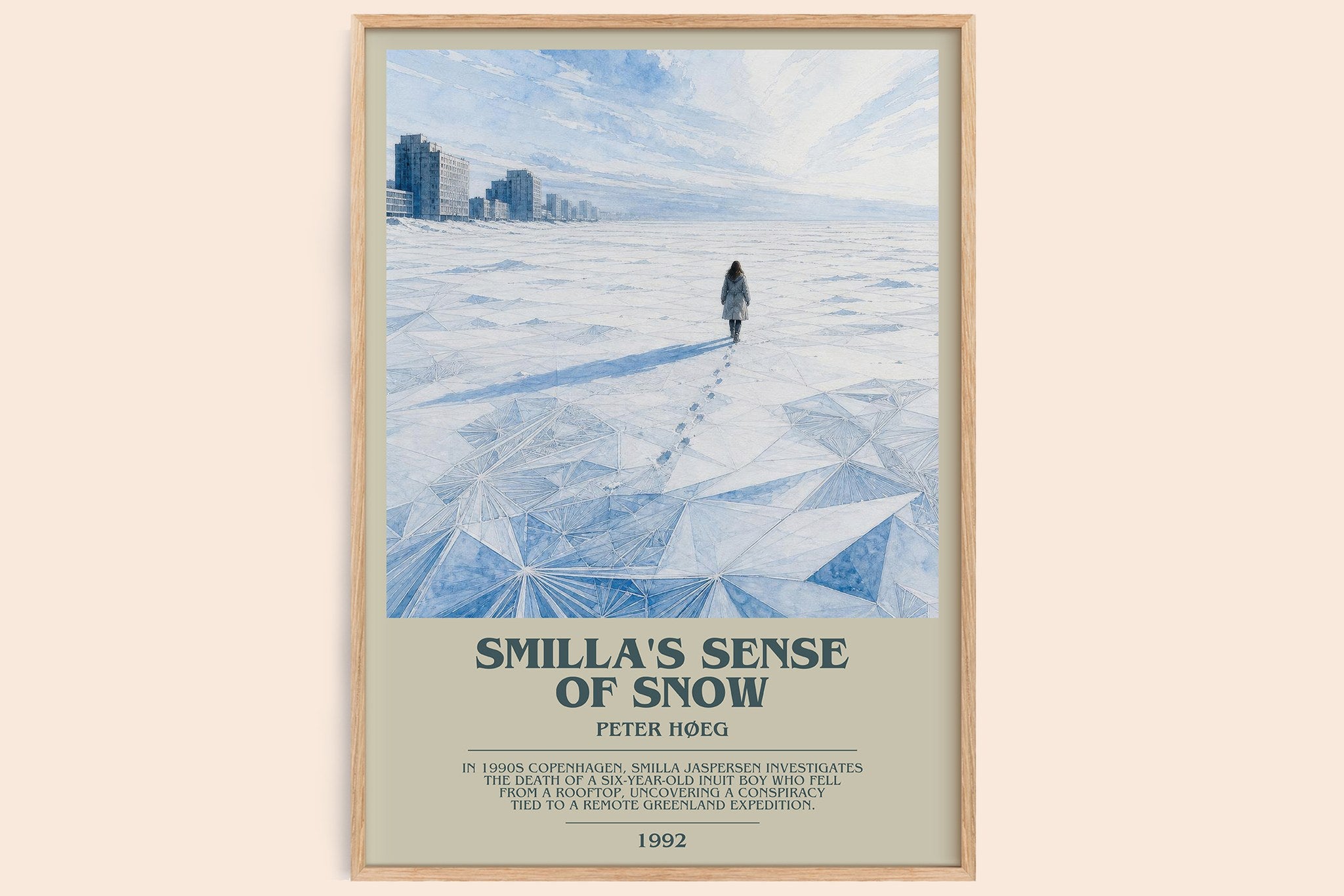 Smilla's Sense of Snow Bookish Wall Art by Peter Høeg