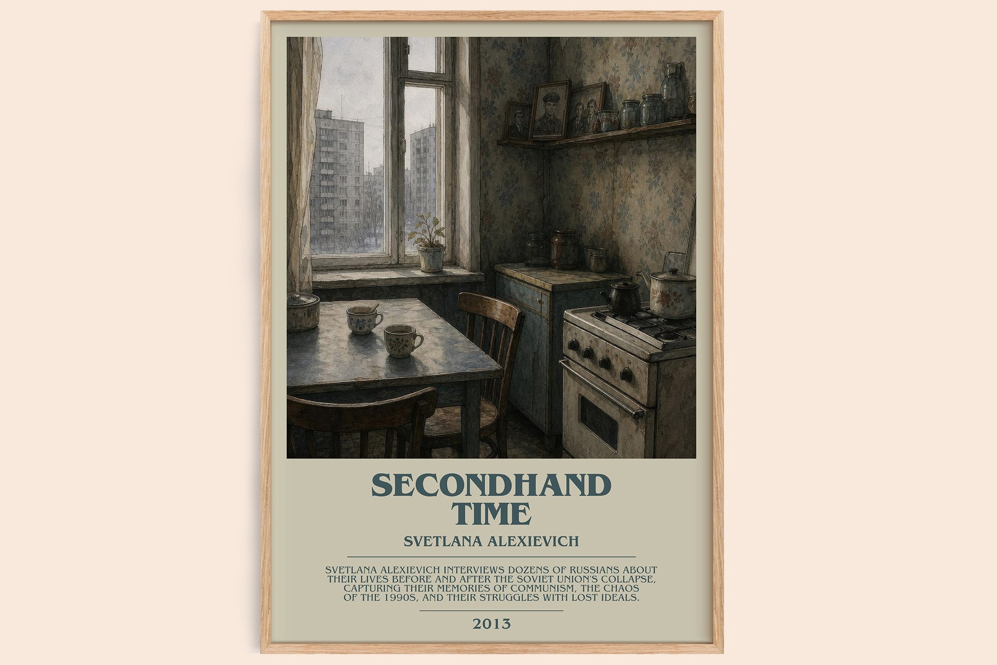 Secondhand Time Bookish Wall Art by Svetlana Alexievich