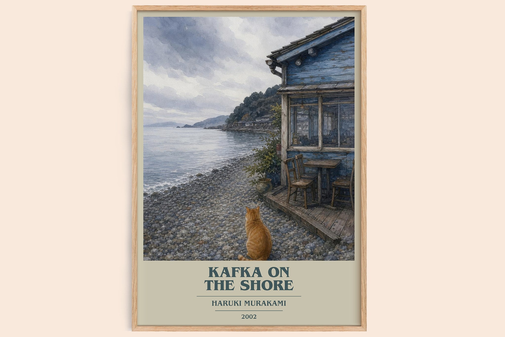 Kafka On The Shore Book Cover Poster by Haruki Murakami
