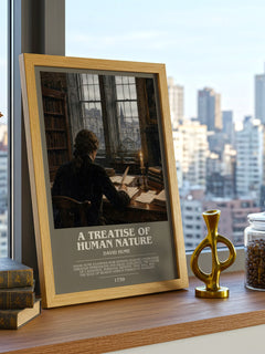 A Treatise of Human Nature bookish poster colour and style options – David Hume book art