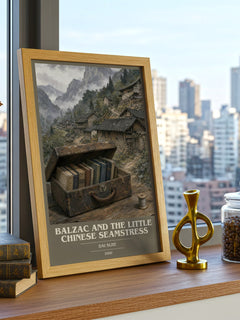 Balzac and the Little Chinese Seamstress book cover poster colour and style options – Dai Sijie book art