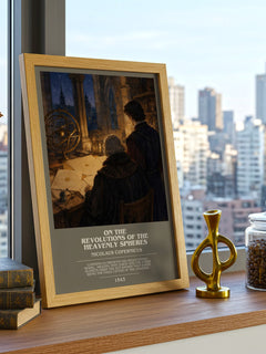 On the Revolutions of the Heavenly Spheres bookish poster colour and style options – Nicolaus Copernicus book art