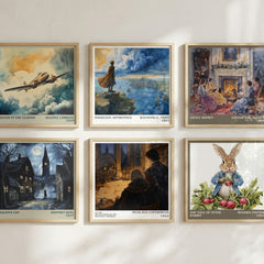 On the Revolutions of the Heavenly Spheres literary print in frame leaning in hallway – non fiction wall art
