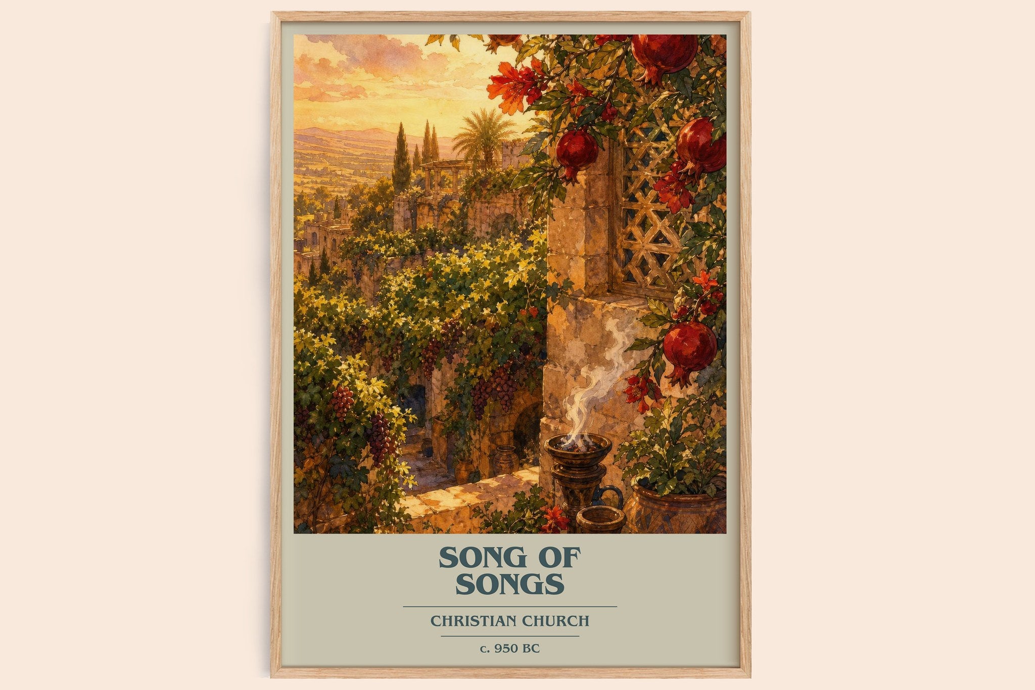 Song of Songs Book Cover Poster by Christian Church