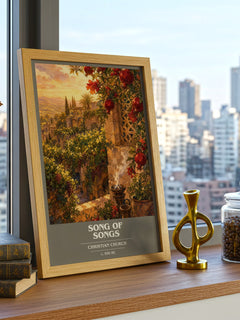 Song of Songs book cover poster colour and style options – Christian Church book art