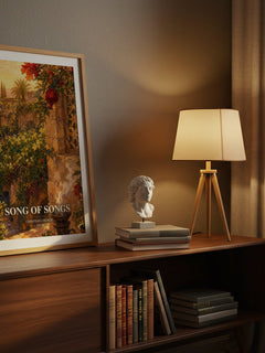 Song of Songs watercolour print on bookshelf – Christian Church fan gift