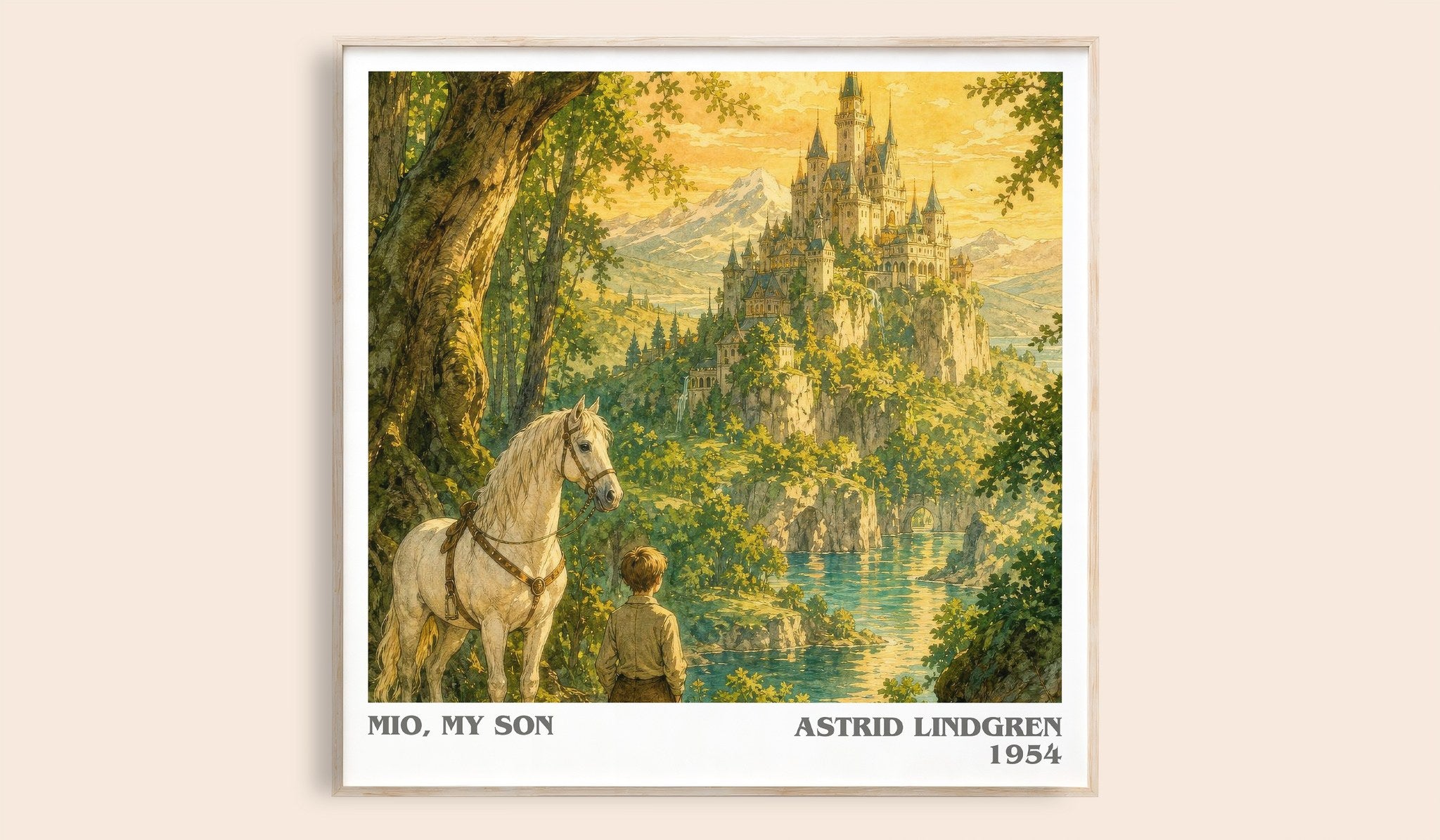 Mio, My Son Literary Art Print by Astrid Lindgren