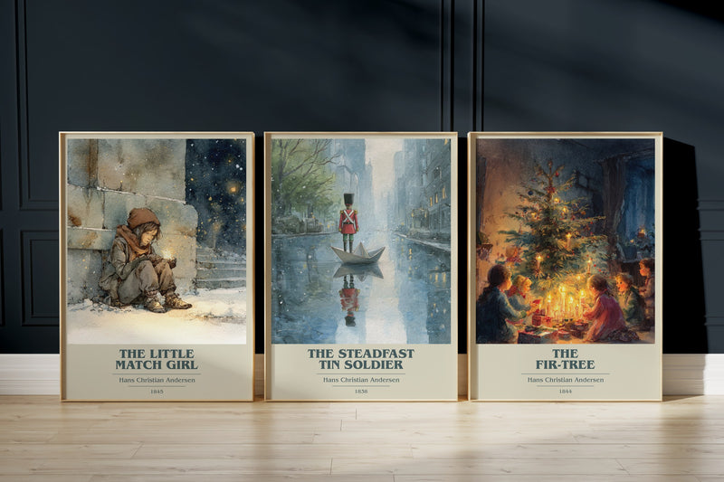 Andersen Fairy Tales: The Little Match Girl, The Steadfast Tin Soldier, The Fir Tree framed art prints