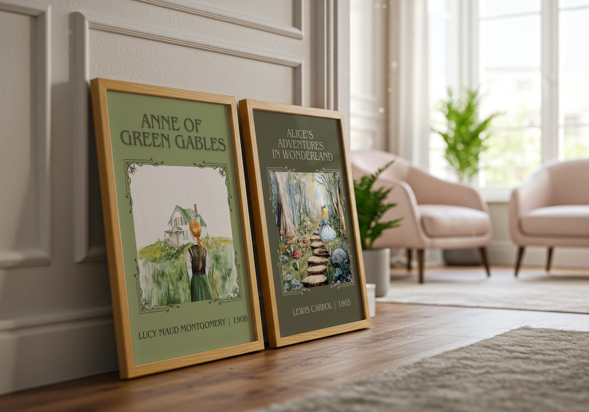 Anne Of Green Gables by Lucy Maud Montgomery High Quality Poster Print. Fast, Free Delivery Wall Art. Author and Blurb Book/Novel Artwork