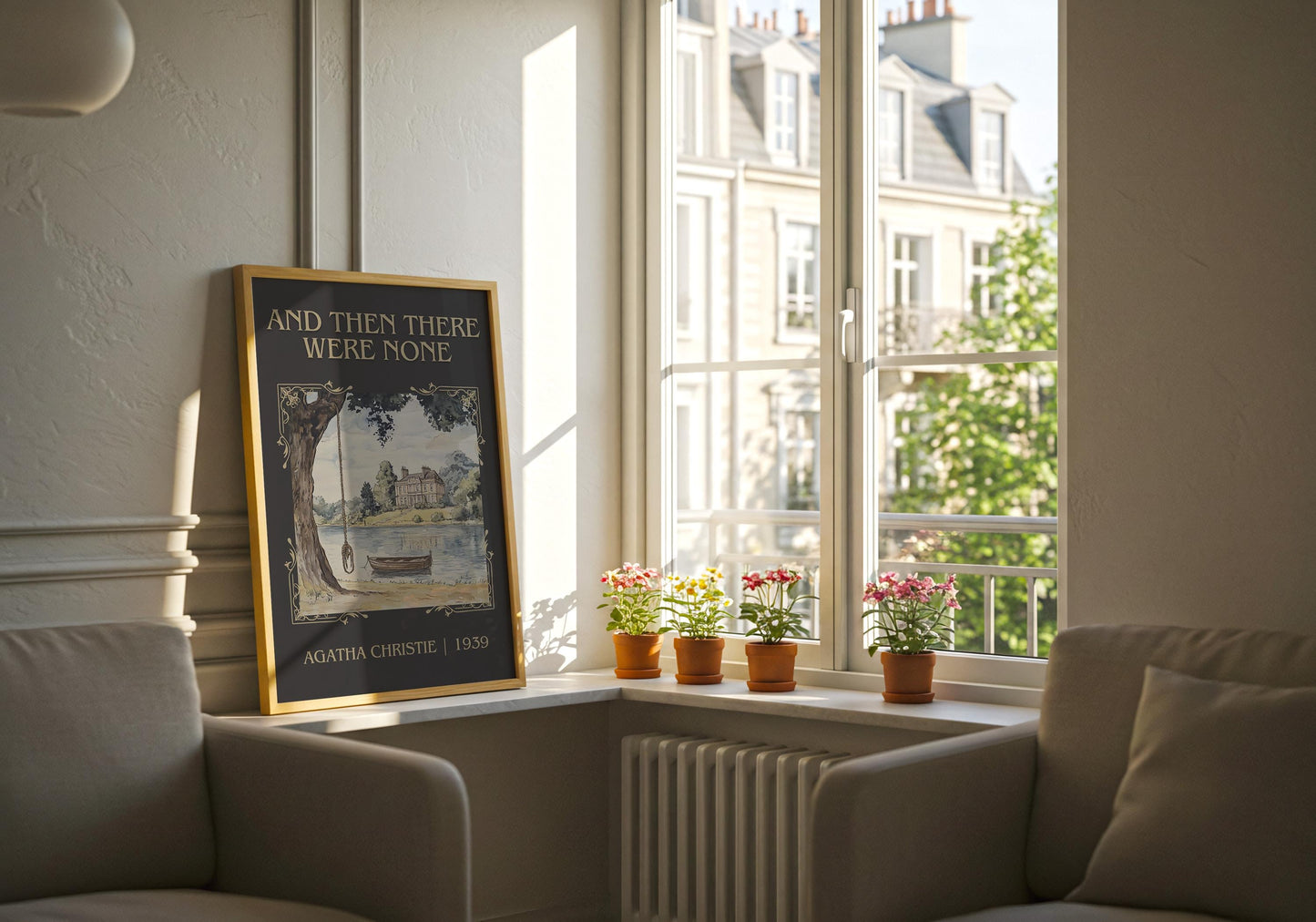 And Then There Were None by Agatha Christie High Quality Poster Print. Free Delivery Wall Art. Author and Blurb Book Artwork