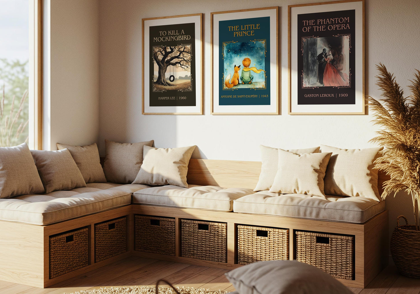 To Kill A Mockingbird by Harper Lee High Quality Poster Print. Free Delivery Wall Art. Author&Title Graphic Book/Novel Minimalist Home Art