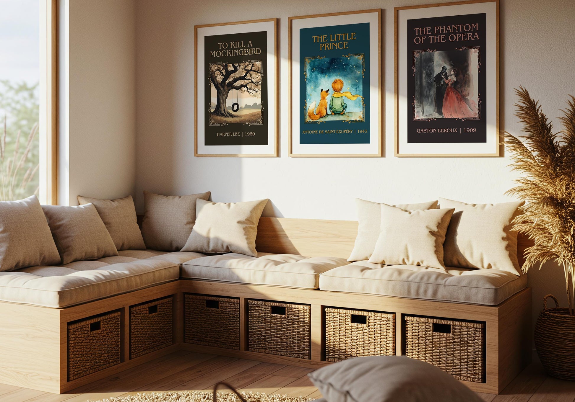 To Kill A Mockingbird by Harper Lee High Quality Poster Print. Free Delivery Wall Art. Author&Title Graphic Book/Novel Minimalist Home Art