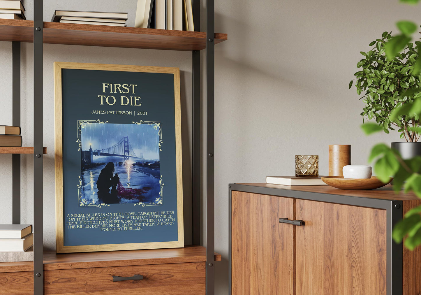 First To Die by James Patterson Descriptive, High Quality Poster Print. Free Delivery Wall Art.Author & Blurb Book Artwork.Book Summary Gift