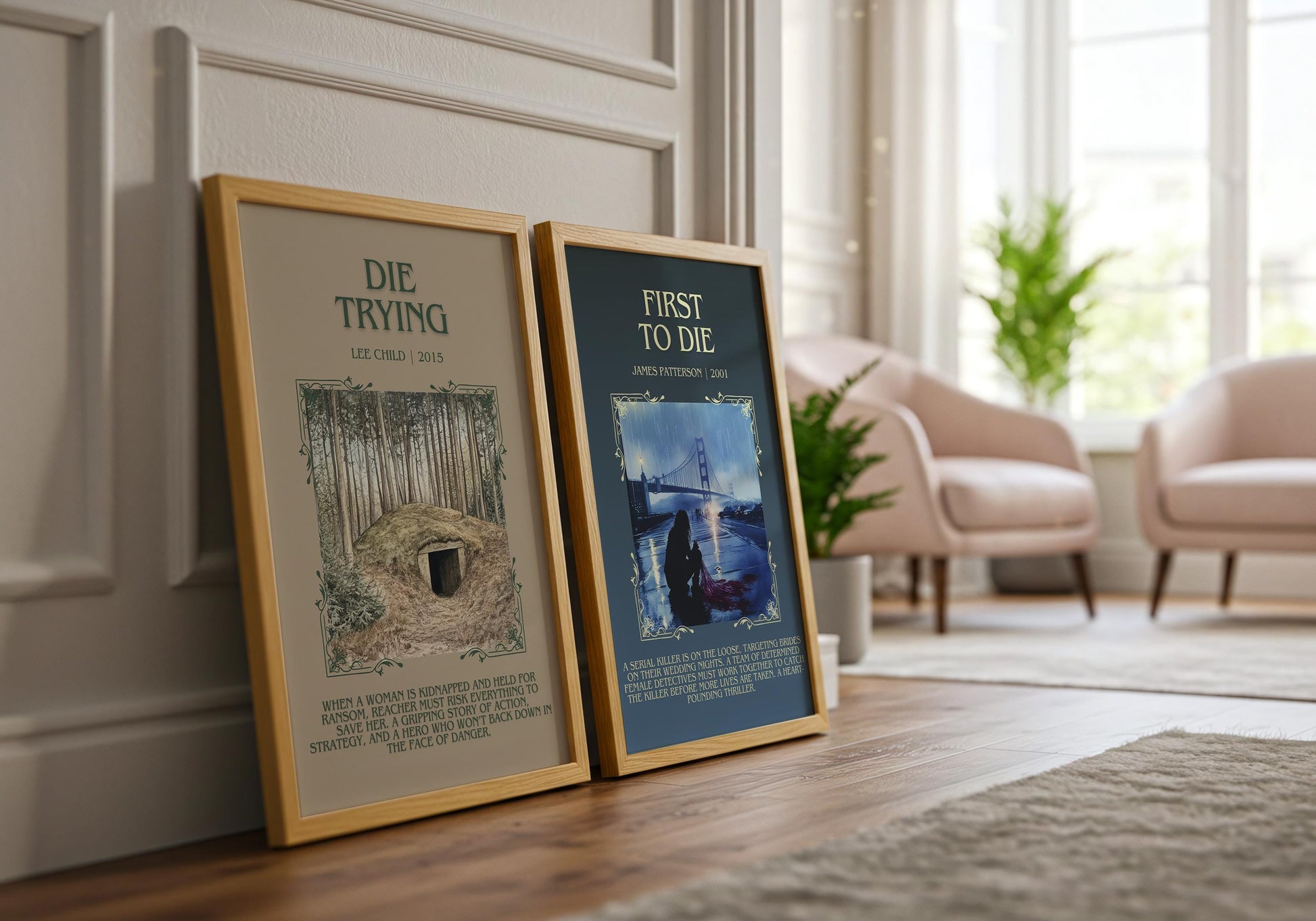 First To Die by James Patterson Descriptive, High Quality Poster Print. Free Delivery Wall Art.Author & Blurb Book Artwork.Book Summary Gift