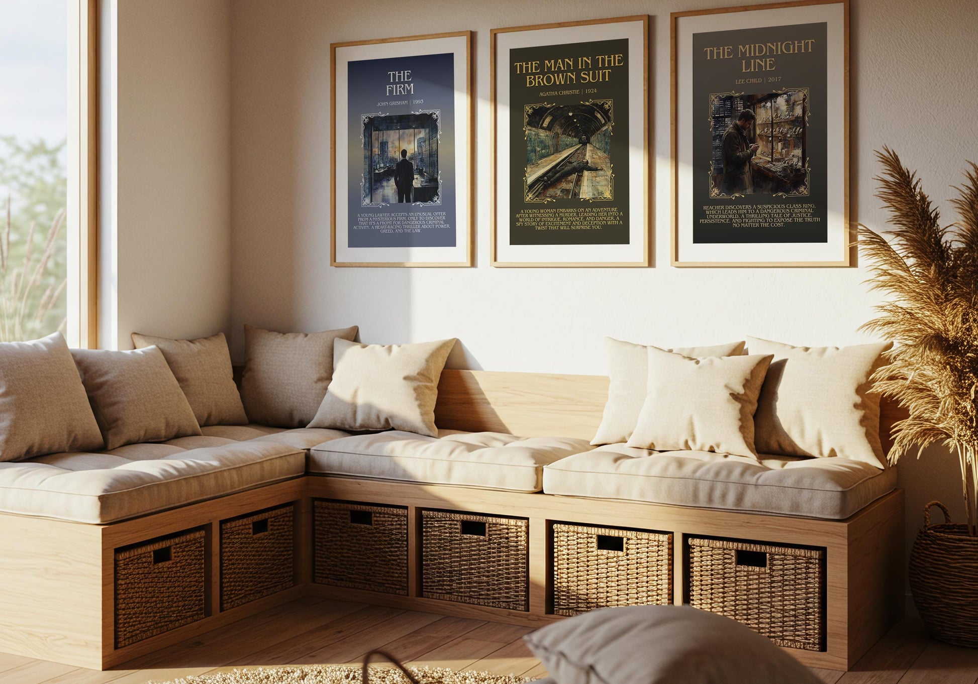 The Man In The Brown Suit by Agatha Christie Descriptive, High Quality Poster Print Free Delivery Wall Art. Author&Blurb Book Artwork.