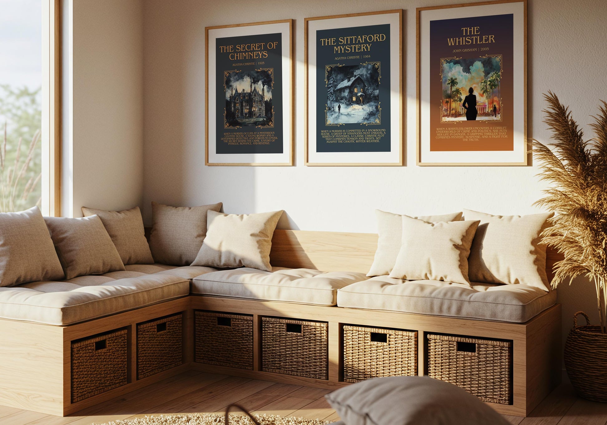 The Sittaford Mystery by Agatha Christie Descriptive, High Quality Poster Print.Free Delivery Wall Art.Author&Blurb Book Artwork.Decor Gift