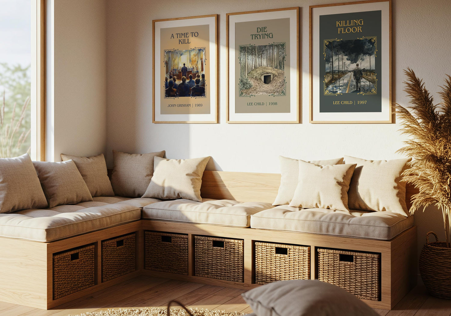 A Time To Kill by John Grisham High Quality Poster Print. Free Delivery Wall Art. Author & Blurb Book/Novel Minimalist Art Gift Present