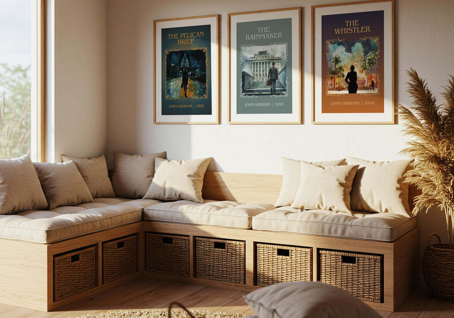 The Whistler by John Grisham High Quality Poster Print. Free Delivery Wall Art-Author & Blurb Book/Novel Minimalist Art Gift