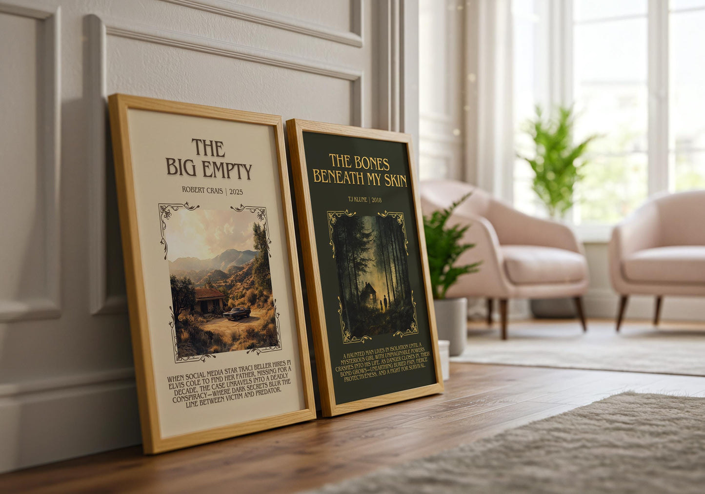 The Bones Beneath My Skin by by TJ Klune Descriptive,High Quality Poster Print.Free Delivery Wall Art.Author&Blurb Book Artwork.Summary Gift