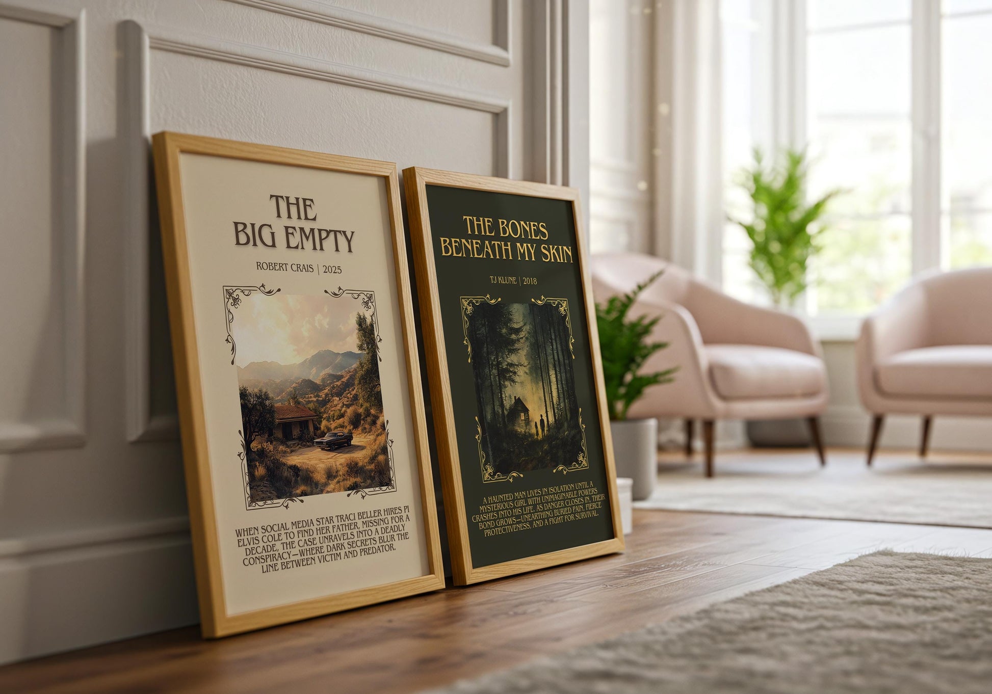 The Bones Beneath My Skin by by TJ Klune Descriptive,High Quality Poster Print.Free Delivery Wall Art.Author&Blurb Book Artwork.Summary Gift