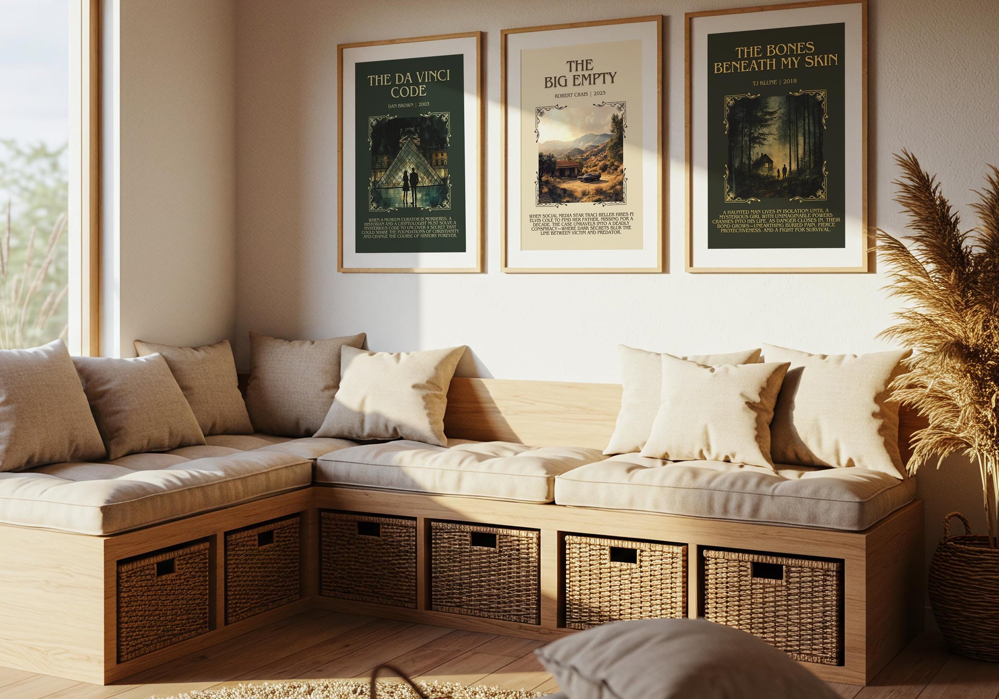 The Da Vinci Code by Dan Brown Descriptive, High Quality Poster Print.Free Delivery Wall Art.Author&Blurb Book Artwork. Book Summary Gift