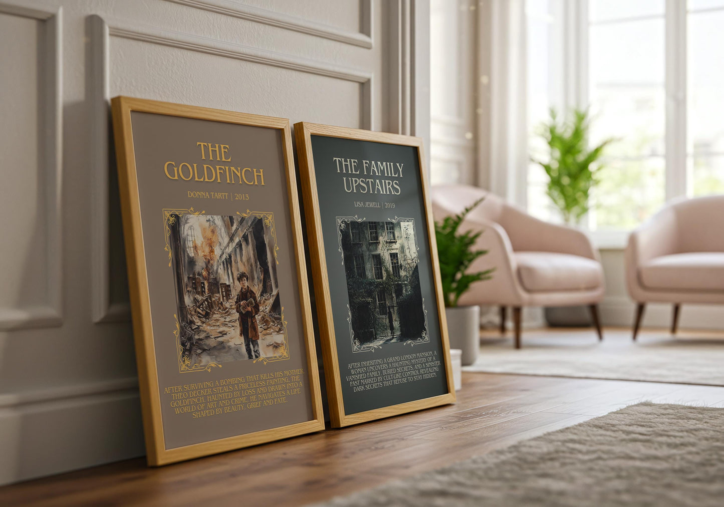 The Night She Disappeared by Lisa Jewell Descriptive, High Quality Poster Print.Free Delivery Wall Art.Author&Blurb Book Artwork. Summary