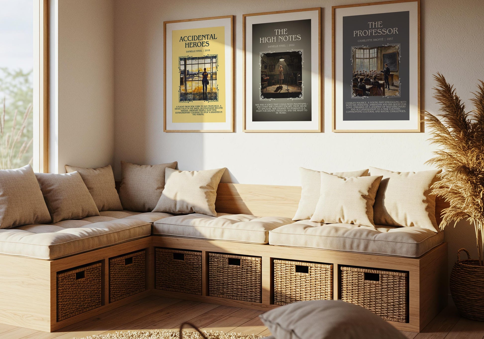 Accidental Heroes by Danielle Steel Descriptive, High Quality Poster Print.Free Delivery Wall Art.Author&Blurb Book Artwork. Novel Summary