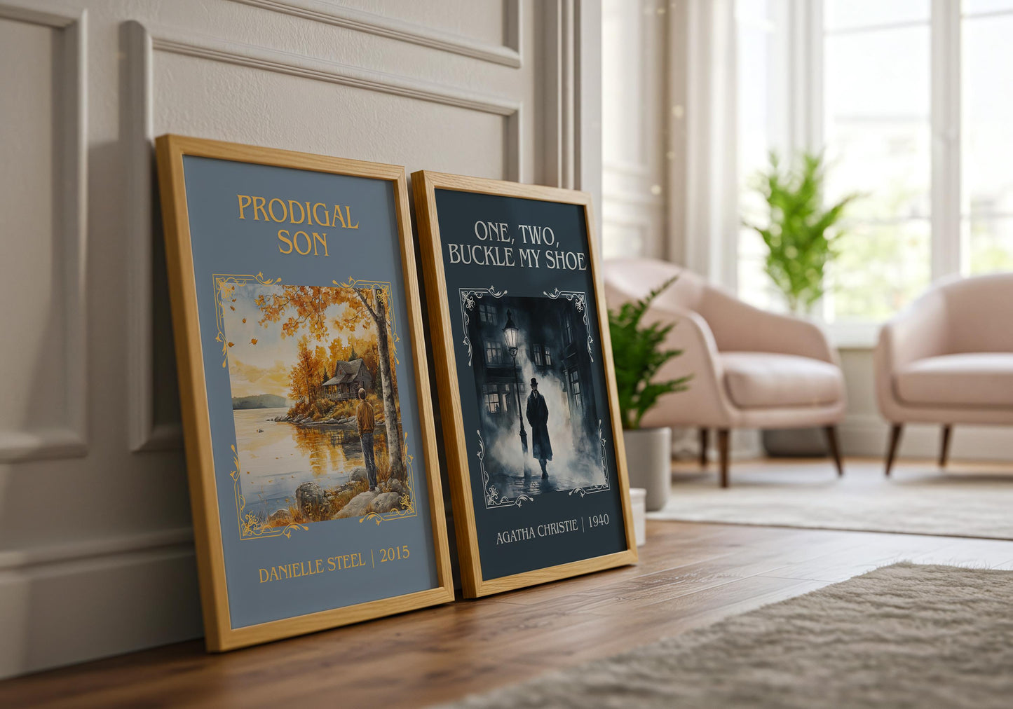 Prodigal Son by Danielle Steel High Quality Poster Print. Free Delivery Wall Art. Author and Blurb Book / Novel Minimalist Gift Home Art