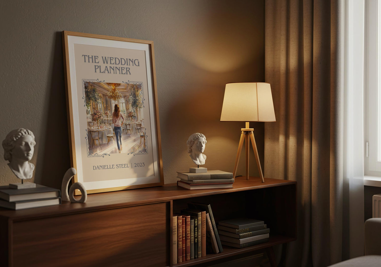 The Wedding Planner by Danielle Steel High Quality Poster Print. Free Delivery Wall Art. Author & Blurb Book/Novel Minimalist Art Gift