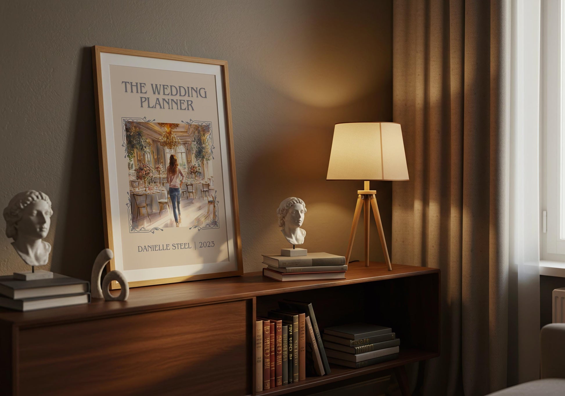 The Wedding Planner by Danielle Steel High Quality Poster Print. Free Delivery Wall Art. Author & Blurb Book/Novel Minimalist Art Gift