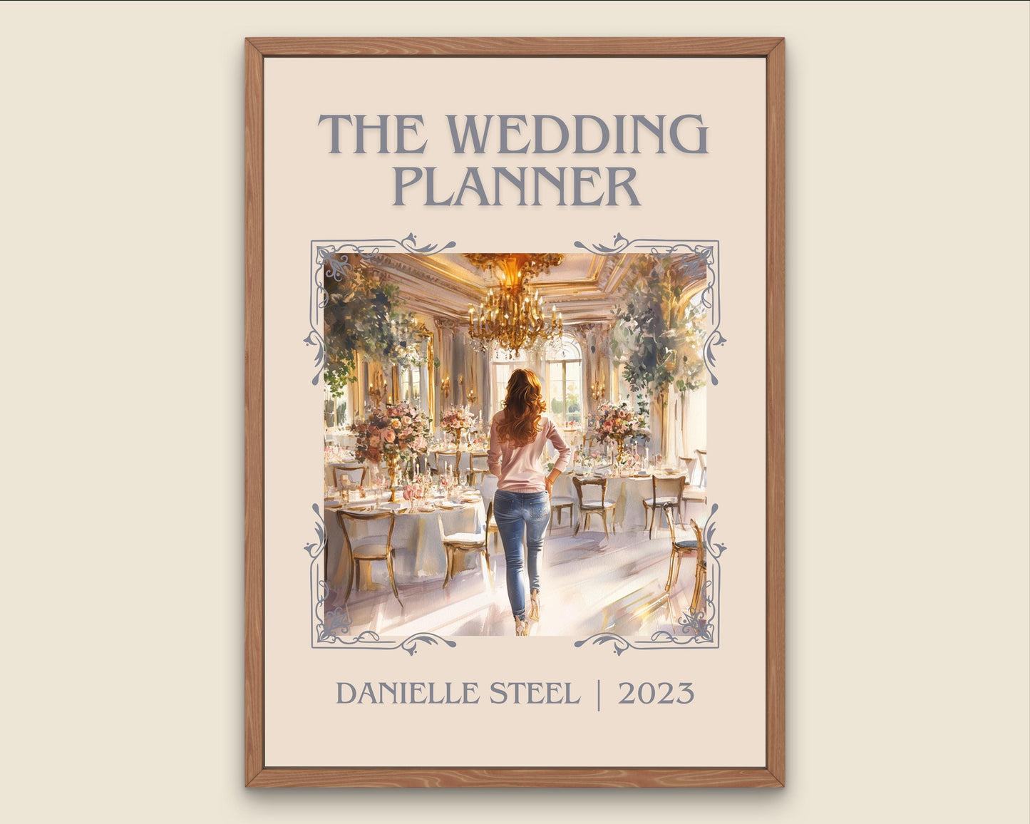 The Wedding Planner by Danielle Steel High Quality Poster Print. Free Delivery Wall Art. Author & Blurb Book/Novel Minimalist Art Gift