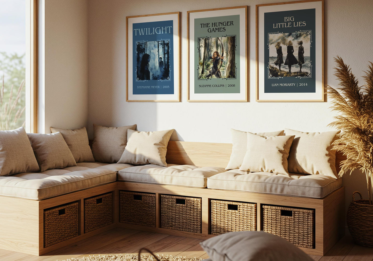 Big Little Lies by Lian Moriarty High Quality Poster Print. Free Delivery Wall Art. Author & Blurb Book/Novel Minimalist Home Art Gift