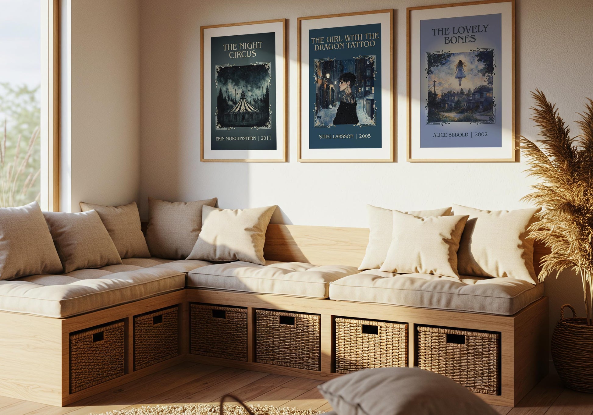The Night Circus by Erin Morgenstern High Quality Poster Print. Free Delivery Wall Art. Author&Blurb Book/Novel Minimalist Home Gift Cover