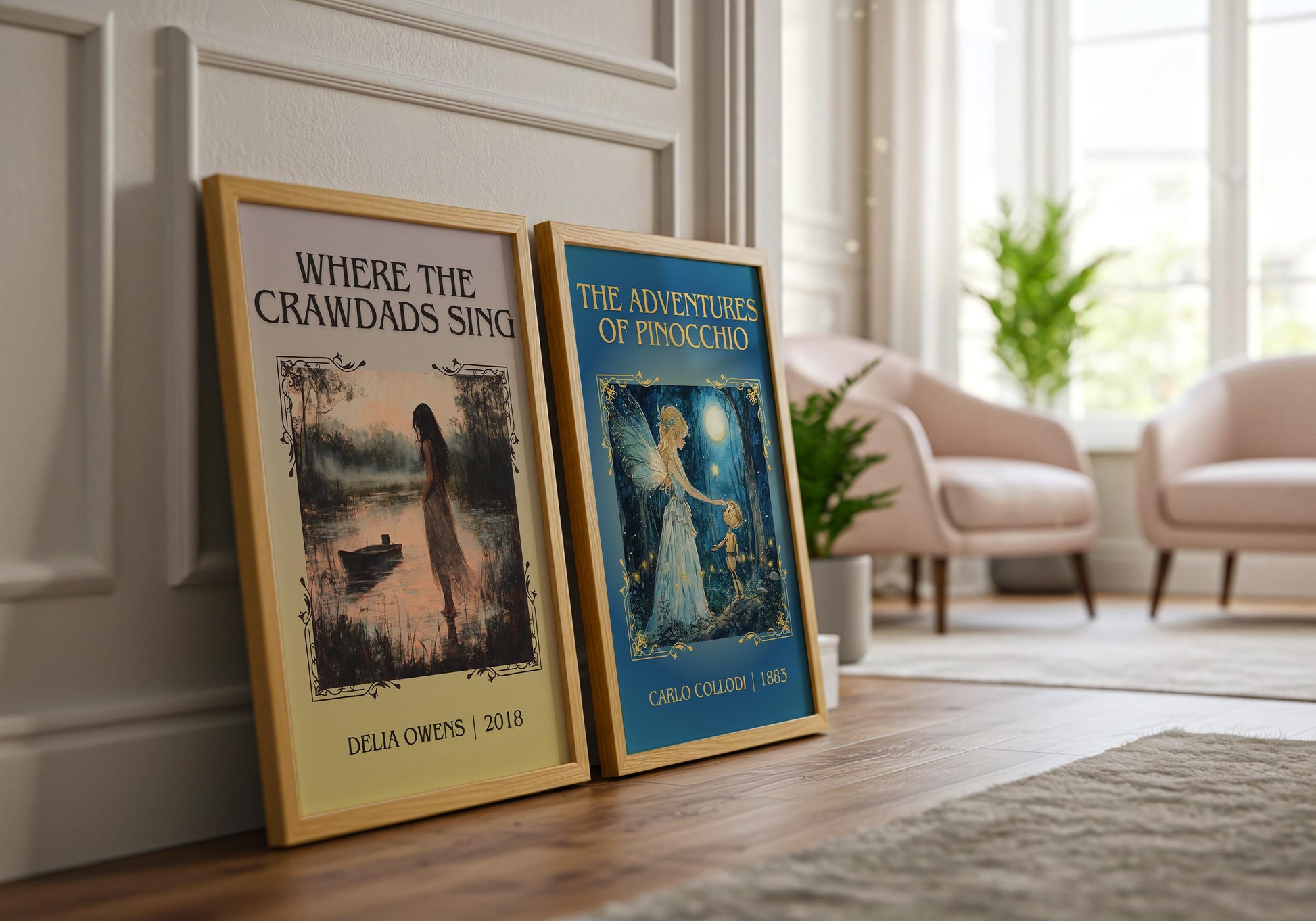 Where The Crawdads Sing by Delia Owens High Quality Poster Print. Free Delivery Wall Art. Author&Blurb Book/Novel Minimalist Home Gift Cover