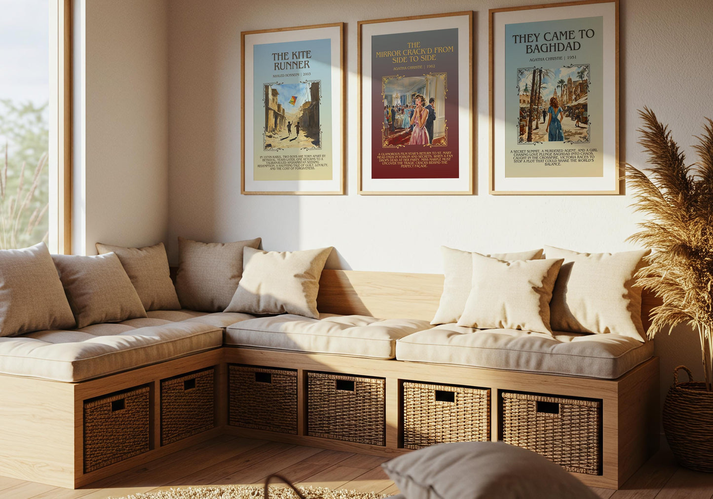 They Came To Baghdad by Agatha Christie Descriptive, High Quality Poster Print.Free Delivery Wall Art. Author & Blurb Book Artwork Cover