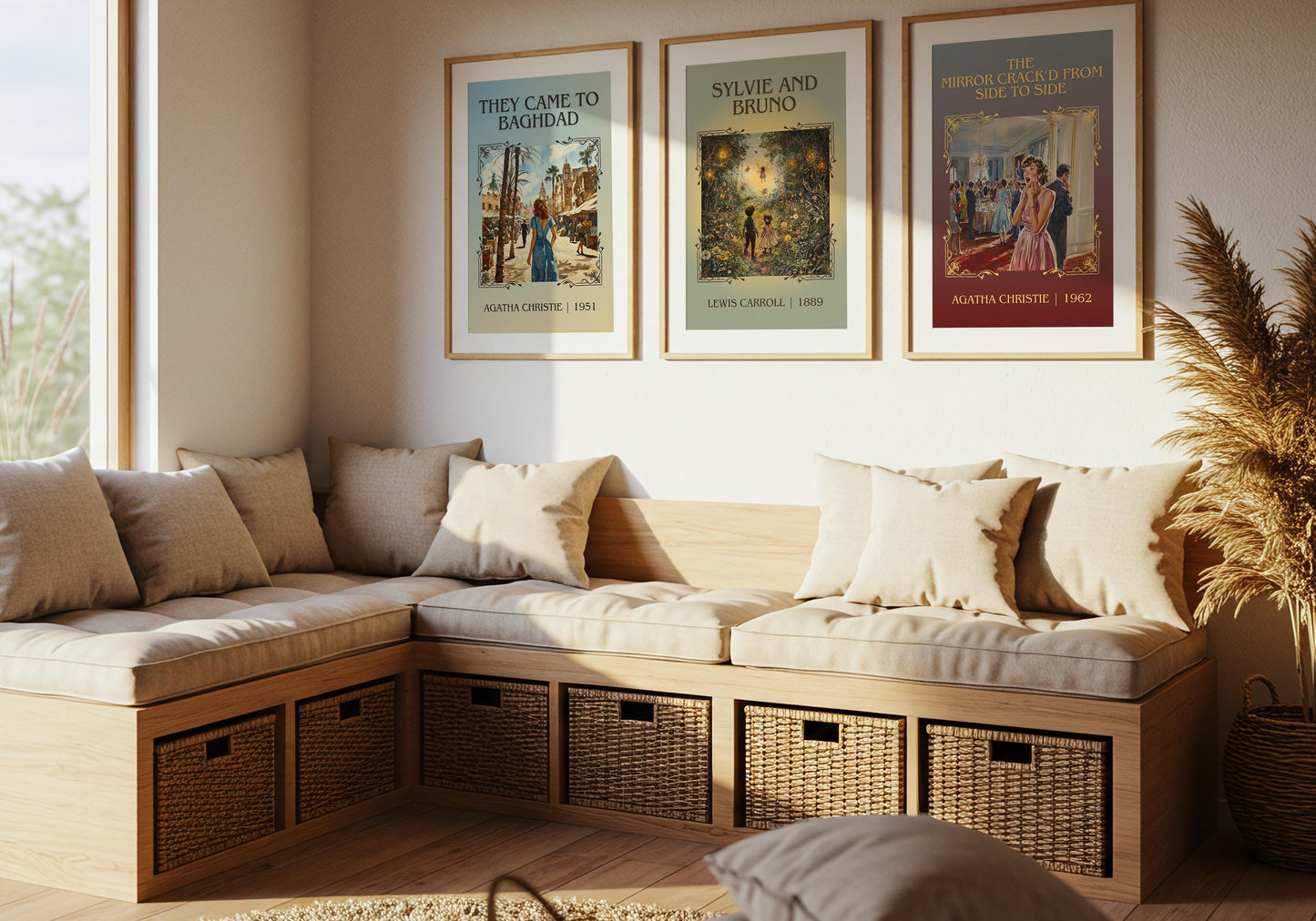 They Came To Baghdad by Agatha Christie High Quality Poster Print.Free Delivery Wall Art-Author&Blurb Book Minimalist Home Gift Cover Decor