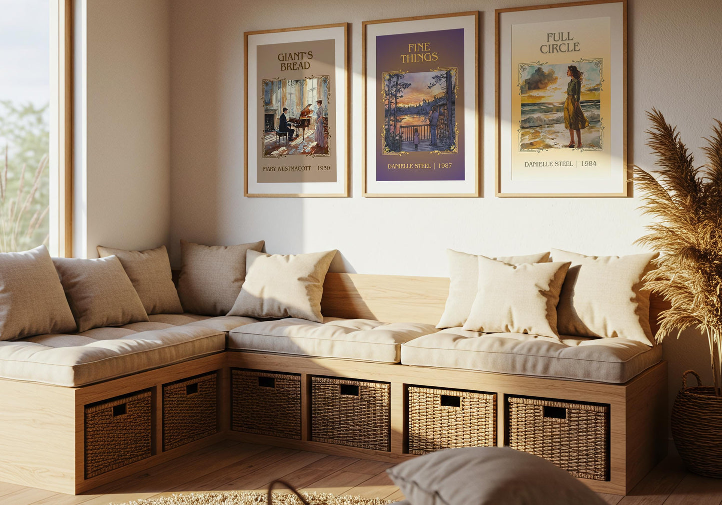 Full Circle by Danielle Steel High Quality Poster Print. Free Delivery Wall Art-Author&Blurb Book Minimalist Home Gift Cover Decor Library