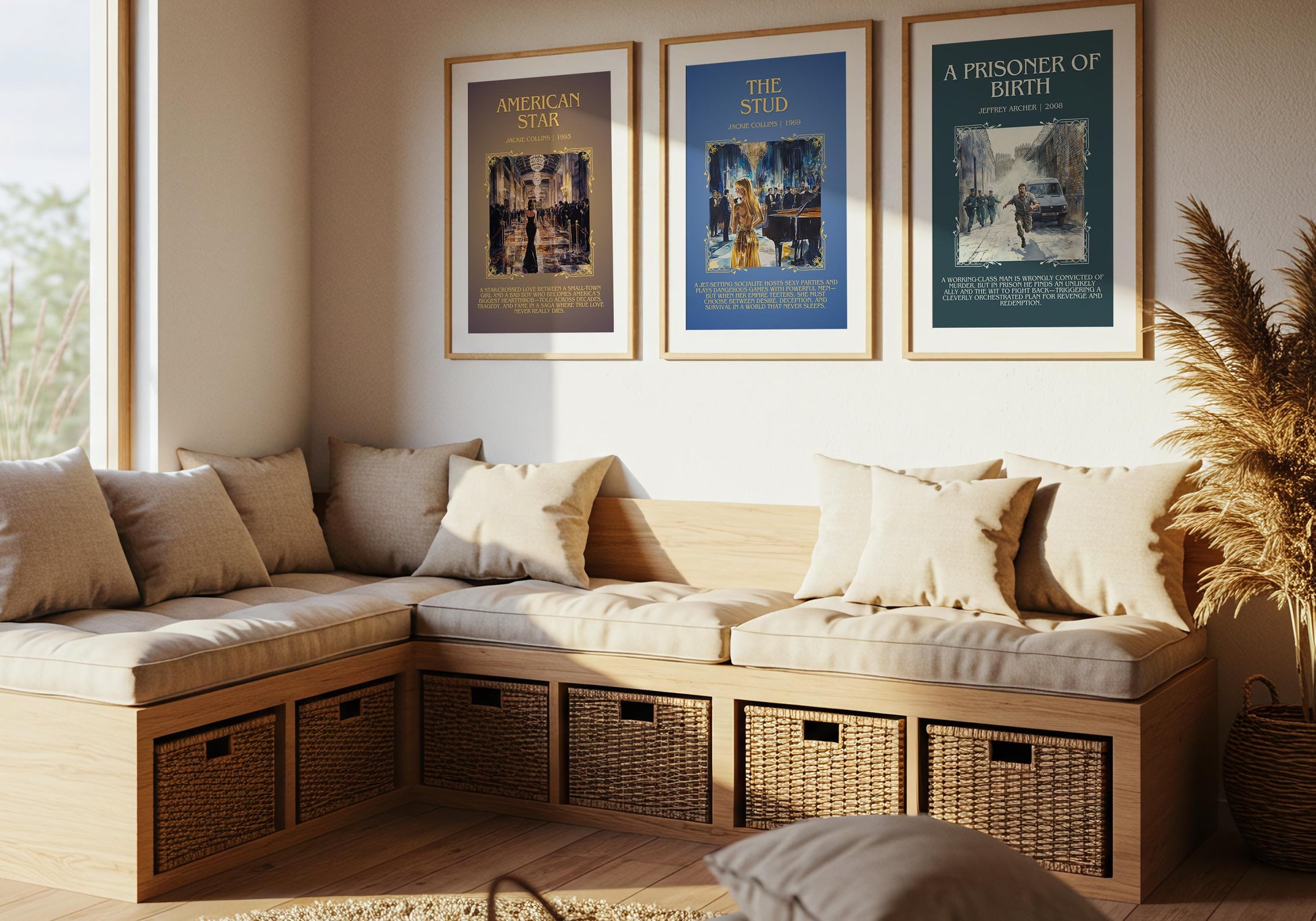 A Prisoner Of Birth by Jeffrey Archer Descriptive, High Quality Poster Print.Free Delivery Wall Art.Author&Blurb Book Artwork.Decor Gift