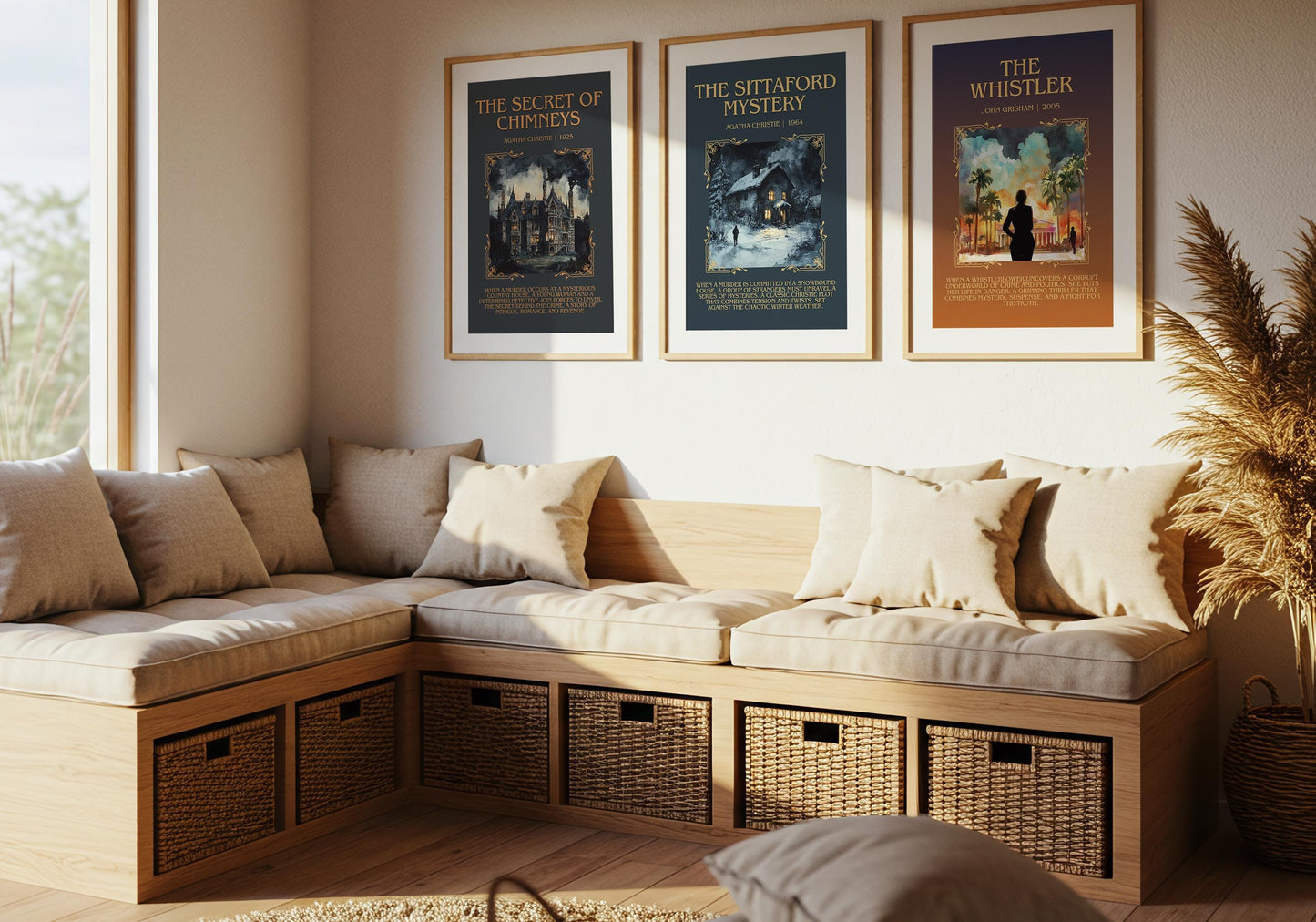 The Secret Of Chimneys by Agatha Christie Descriptive, High Quality Poster Print.Free Delivery Wall Art.Author&Blurb Book Artwork.Decor Gift