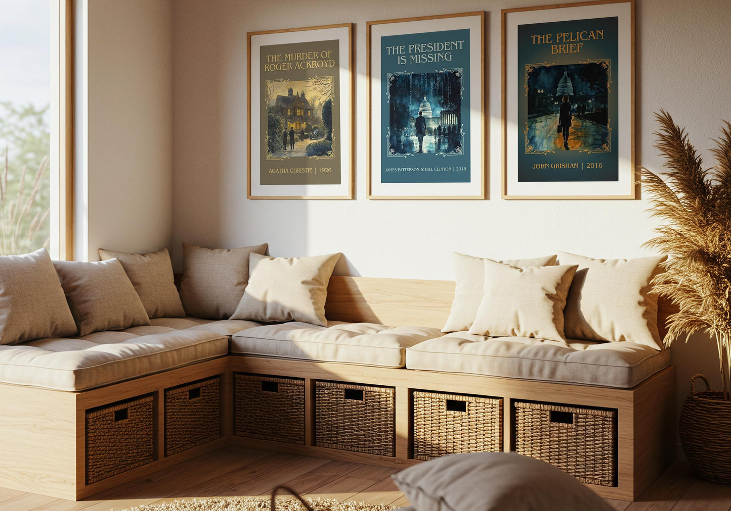 The Murder Of Roger Ackroyd by Agatha Christie High Quality Poster Print. Free Delivery Wall Art-Author&Blurb Book/Novel Minimalist Art Gift
