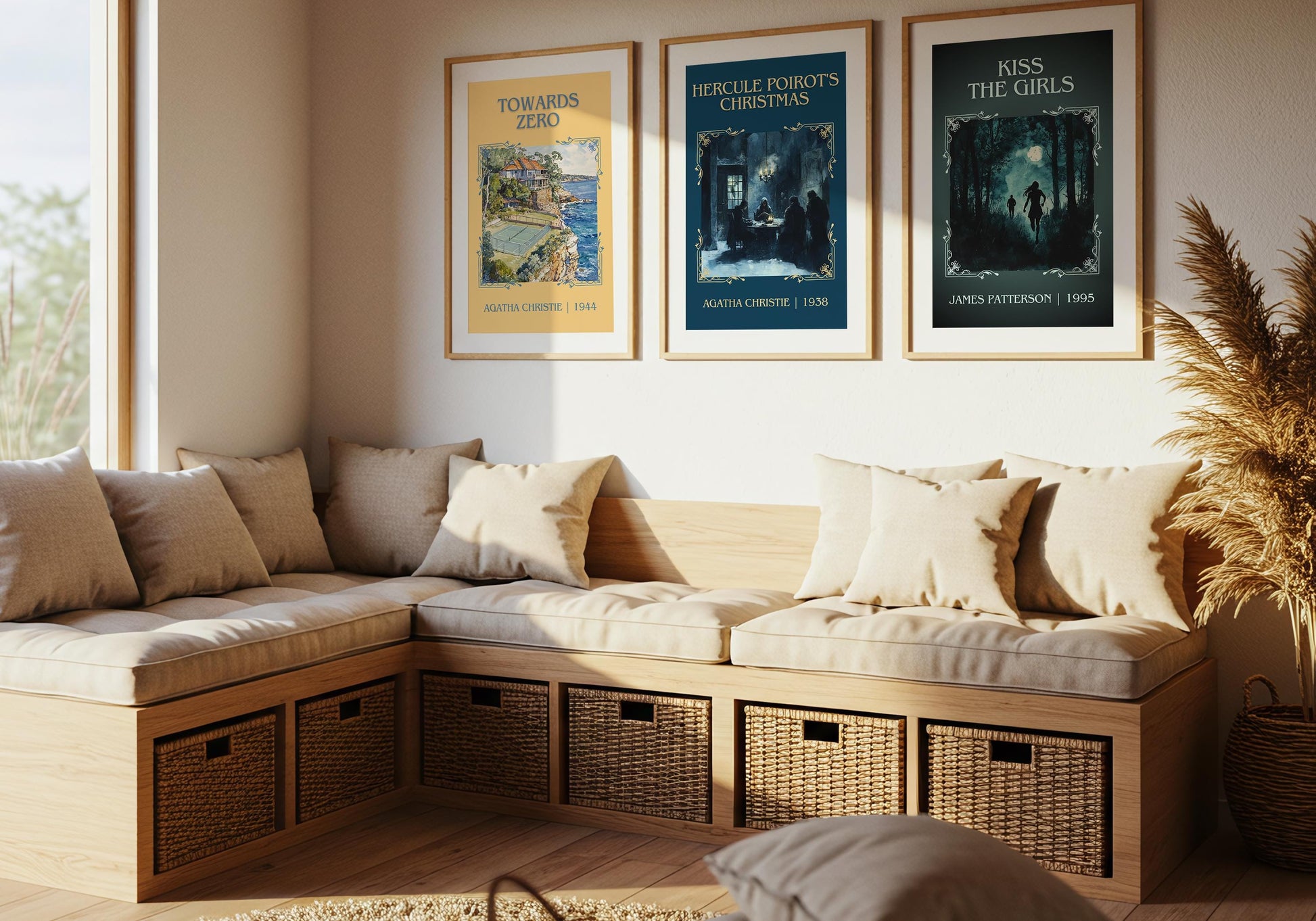Towards Zero by Agatha Christie High Quality Poster Print. Free Delivery Wall Art-Author & Blurb Book/Novel Minimalist Art Gift