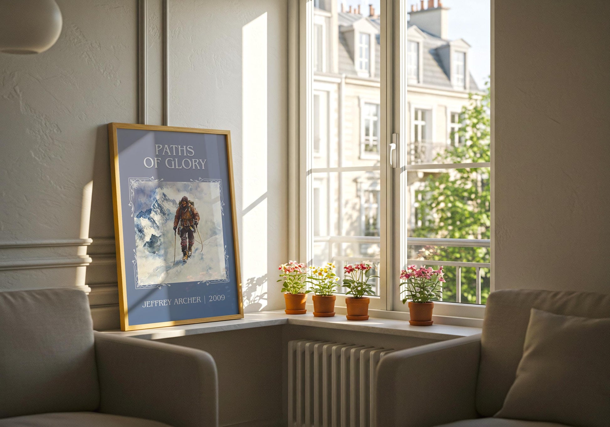 Paths Of Glory by Jeffrey Archer High Quality Poster Print. Free Delivery Wall Art. Author & Blurb Book/Novel Minimalist Gift Nook Library