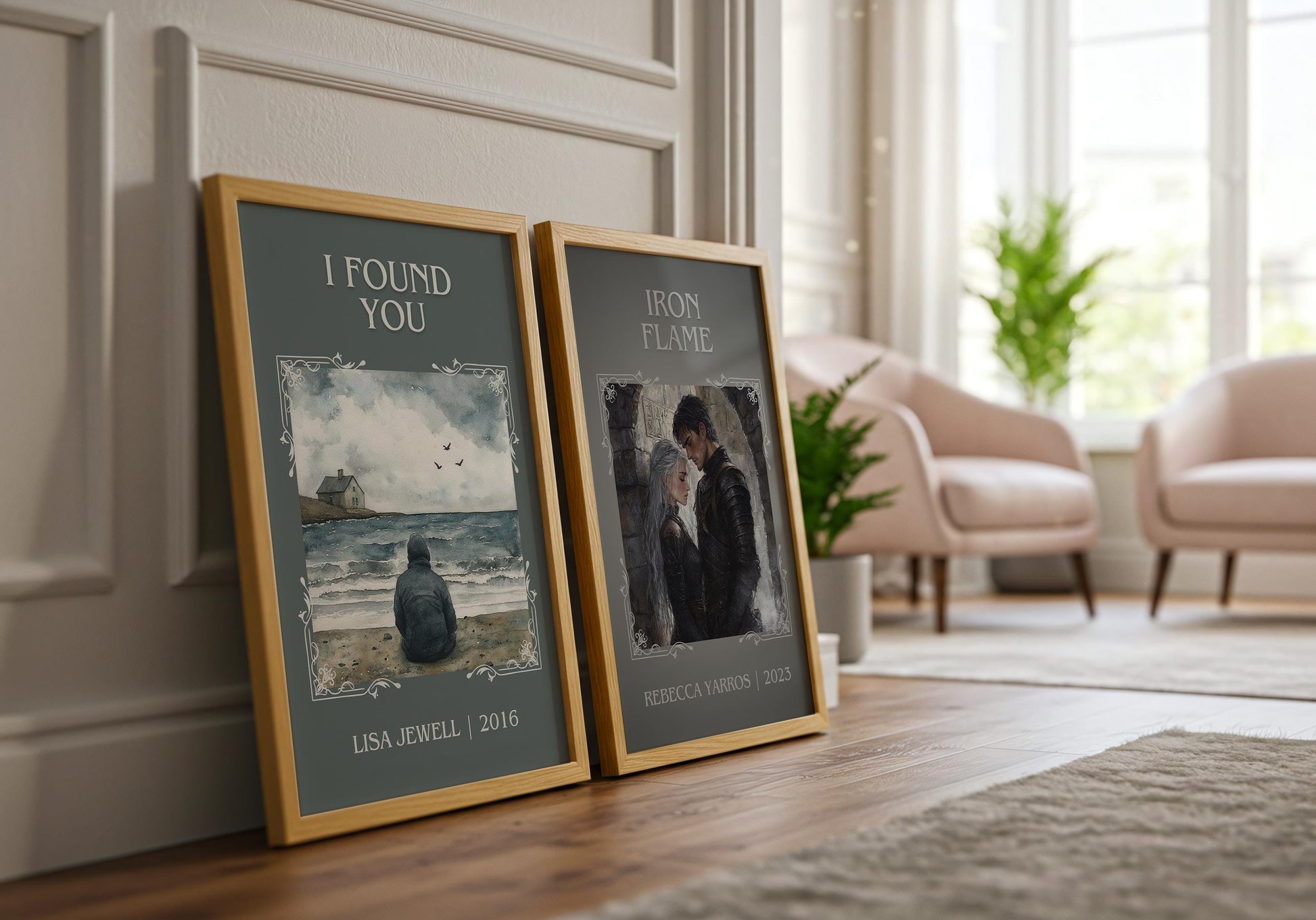 I Found You by Lisa Jewell High Quality Poster Print. Free Delivery Wall Art-Author & Blurb Book/Novel Minimalist Novel Art Gift