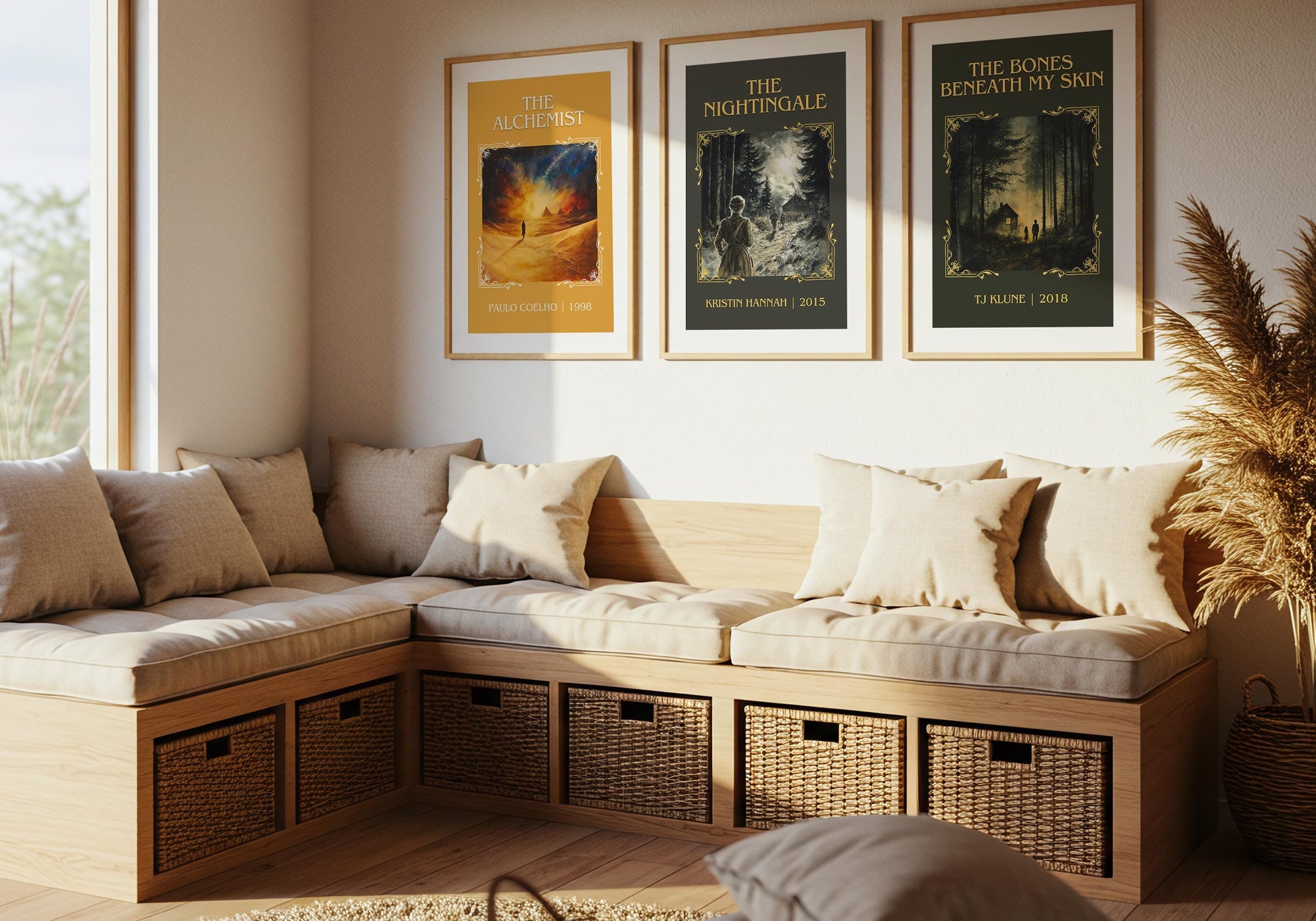 The Alchemist by Paul Coelho High Quality Poster Print. Fast, Free Delivery Wall Art. Author, Title Book/Novel Artwork. Minimalist