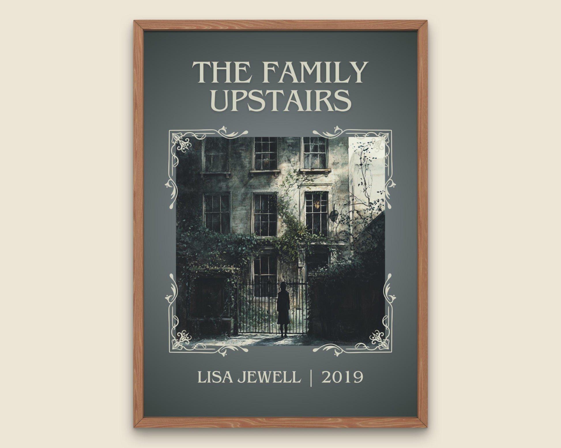 The Family Upstairs by Lisa Jewell High Quality Poster Print. Fast, Free Delivery Wall Art. Author, Title Book/Novel Artwork. Minimalist