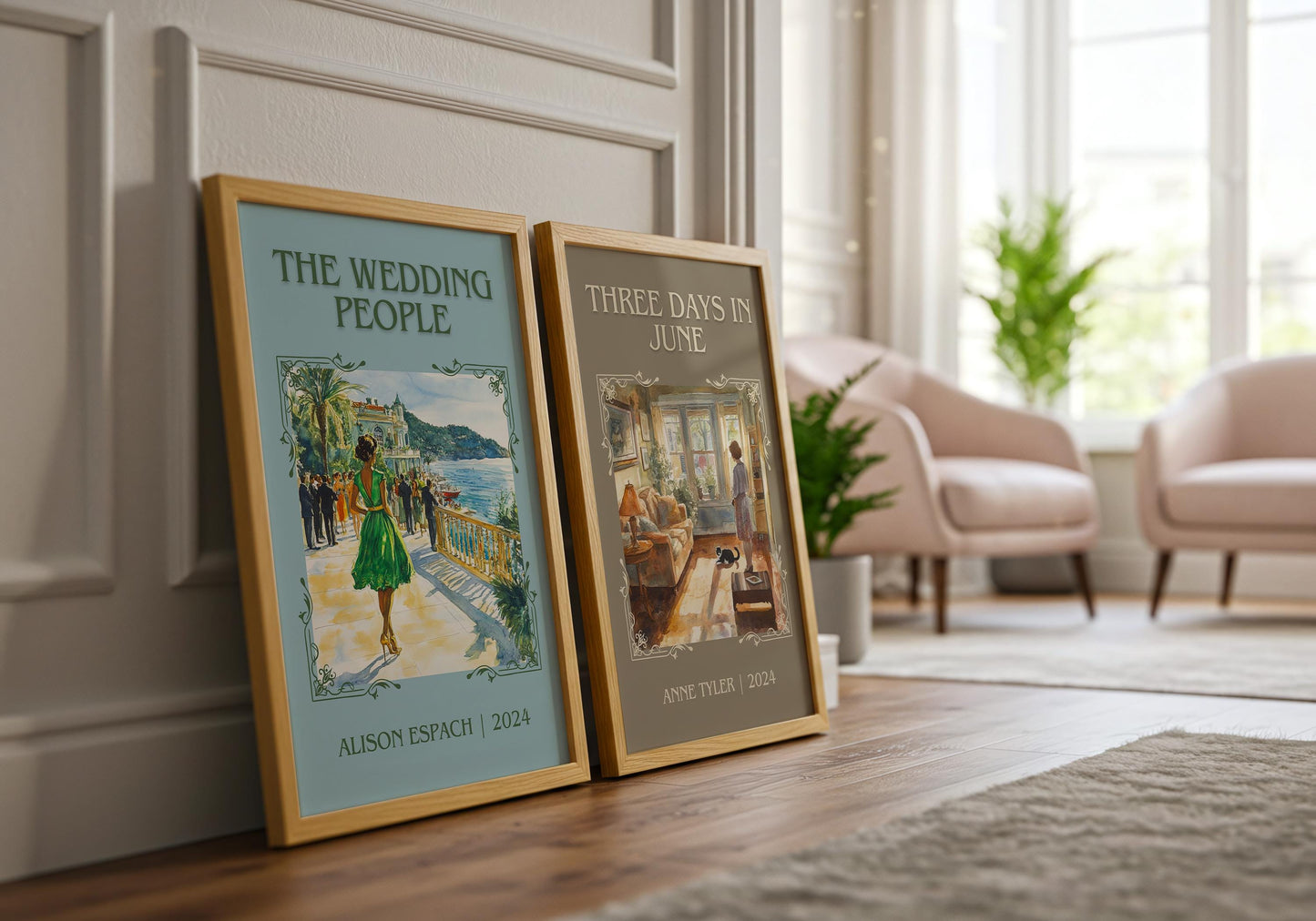 The Wedding People by Alison Espach High Quality Poster Print. Fast, Free Delivery Wall Art. Author, Title Book/Novel Artwork. Minimalist