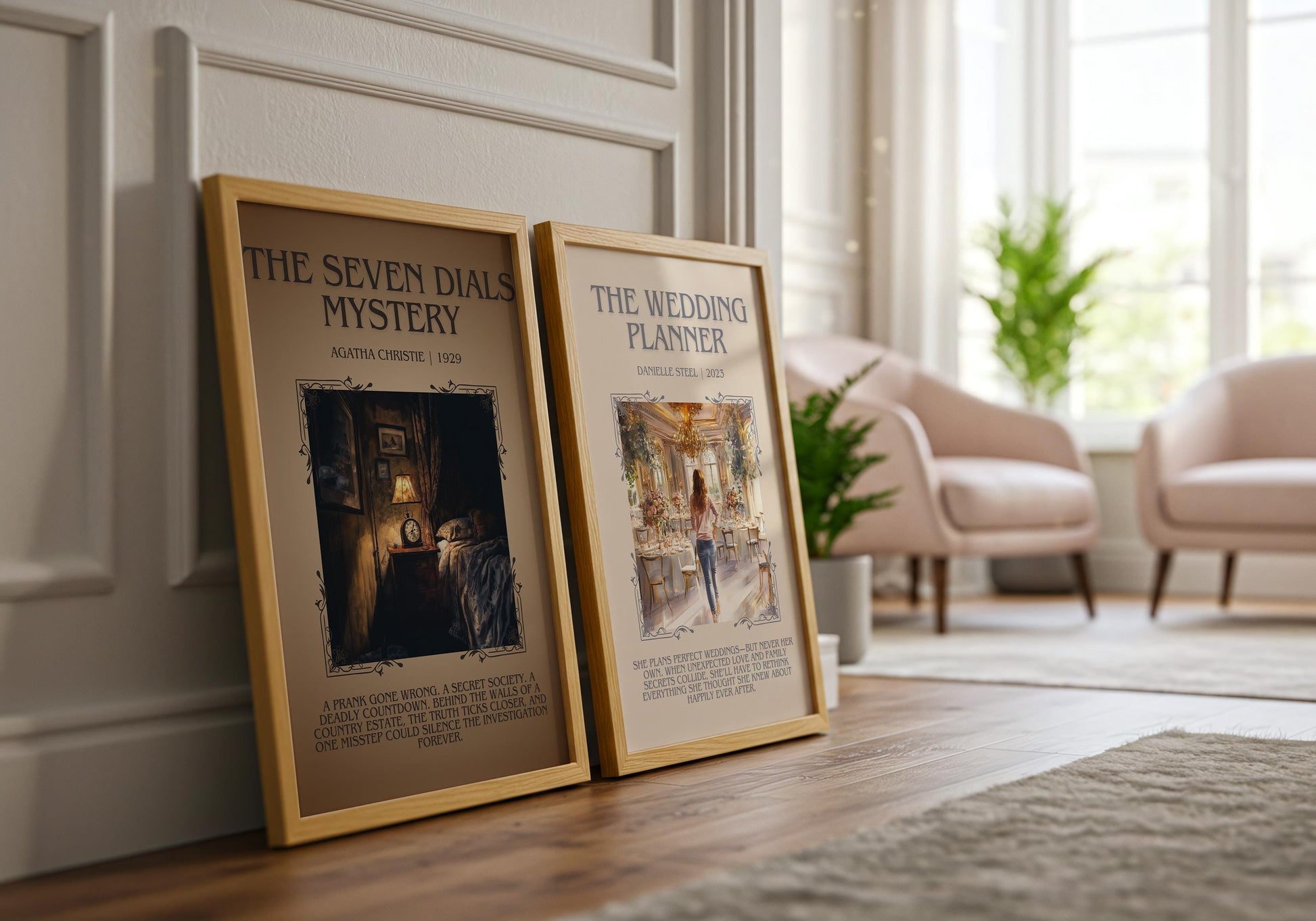 The Wedding Planner by Danielle Steel High Quality Poster Print. Free Delivery Wall Art. Author & Blurb Book/Novel Minimalist Art Gift